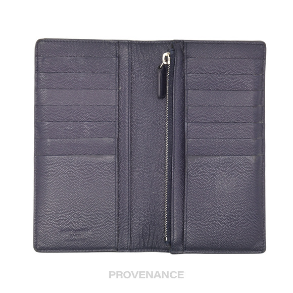 🔴 SLP Zip Long Wallet - Navy Leather - Picture 8 of 8